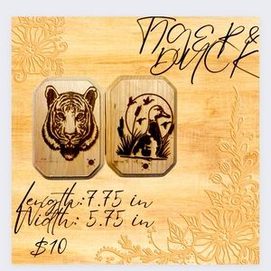 Tiger and duck pieces